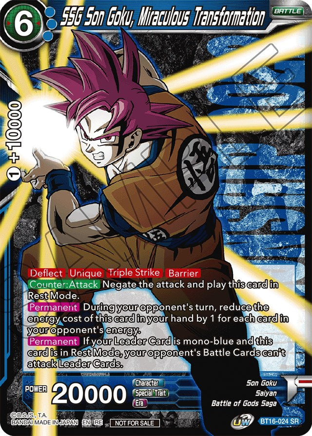 SSG Son Goku, Miraculous Transformation (Championship 2022) (BT15-024) [Promotion Cards] | Total Play