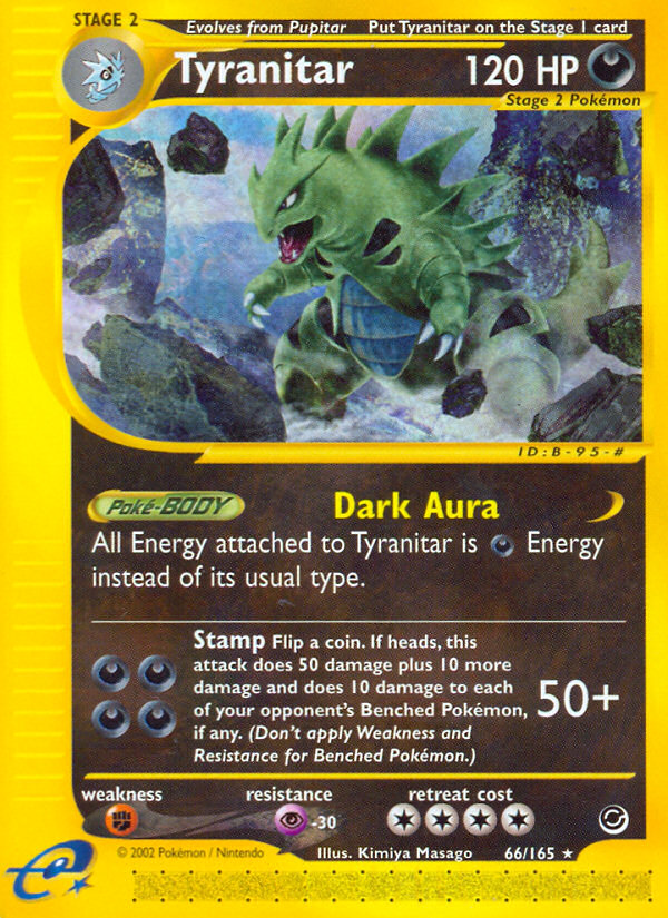 Tyranitar (66/165) [Expedition: Base Set] | Total Play