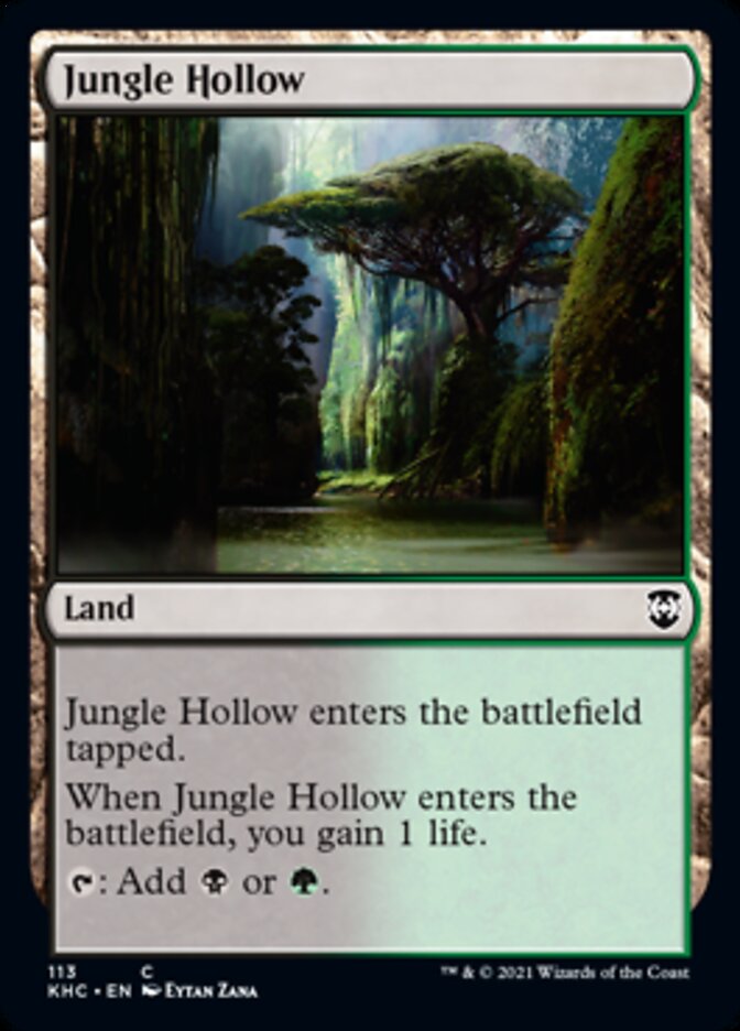 Jungle Hollow [Kaldheim Commander] | Total Play