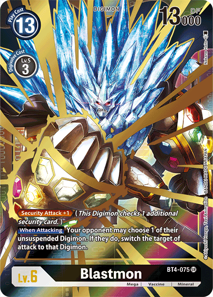 Blastmon [BT4-075] (Alternate Art) [Great Legend] | Total Play