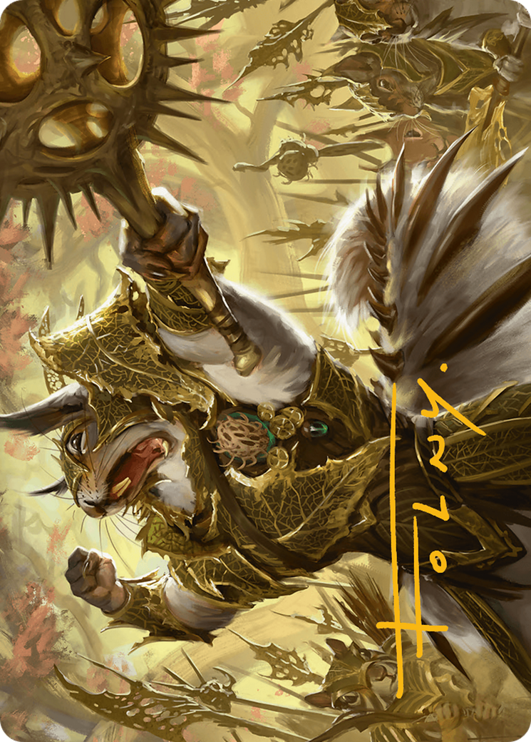 Honored Dreyleader Art Card (Gold-Stamped Signature) [Bloomburrow Art Series] | Total Play