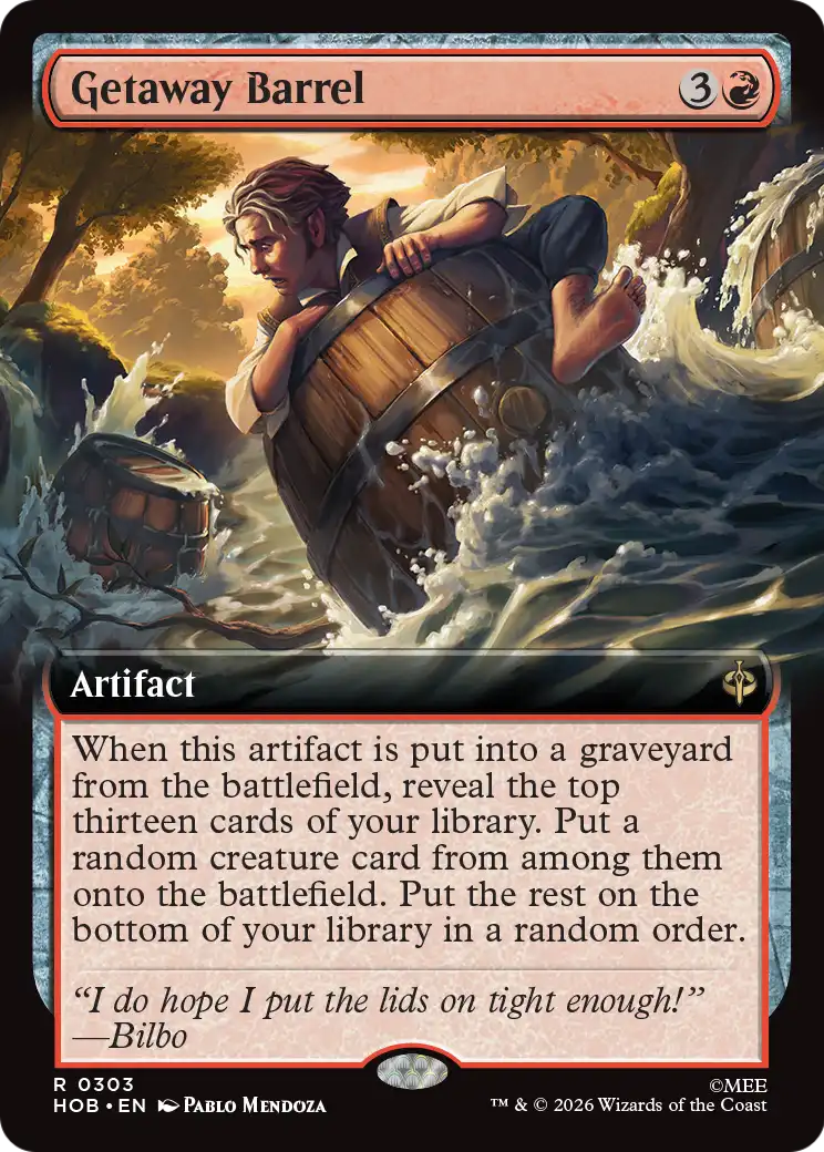 Getaway Barrel (Extended Art) [The Hobbit] | Total Play