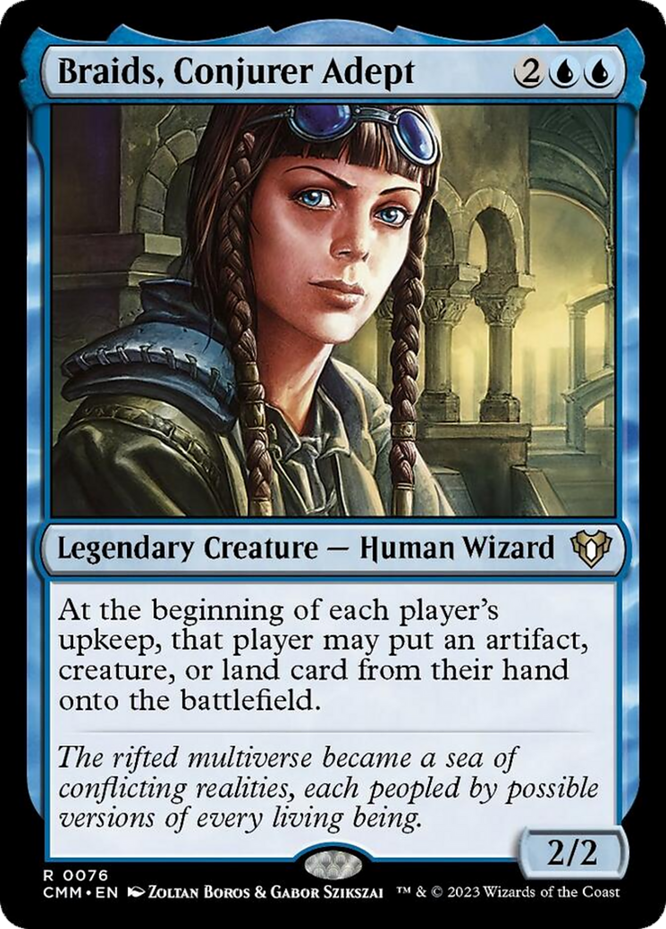 Braids, Conjurer Adept [Commander Masters] | Total Play