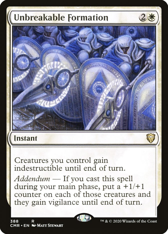 Unbreakable Formation [Commander Legends] | Total Play