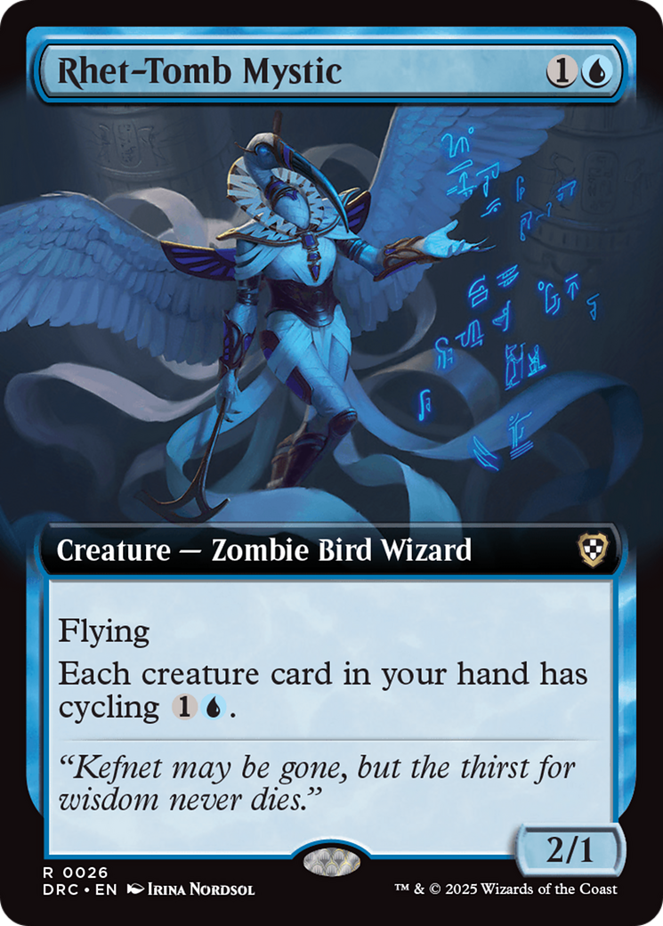 Rhet-Tomb Mystic (Extended Art) [Aetherdrift Commander] | Total Play
