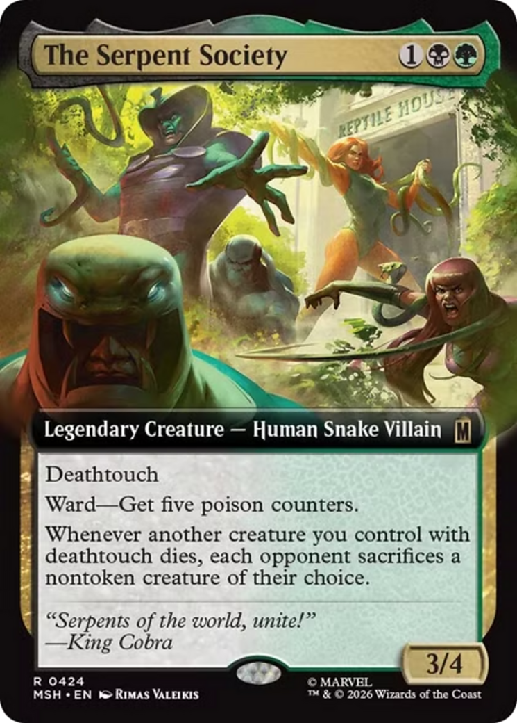 The Serpent Society (Extended Art) [Marvel Super Heroes] | Total Play