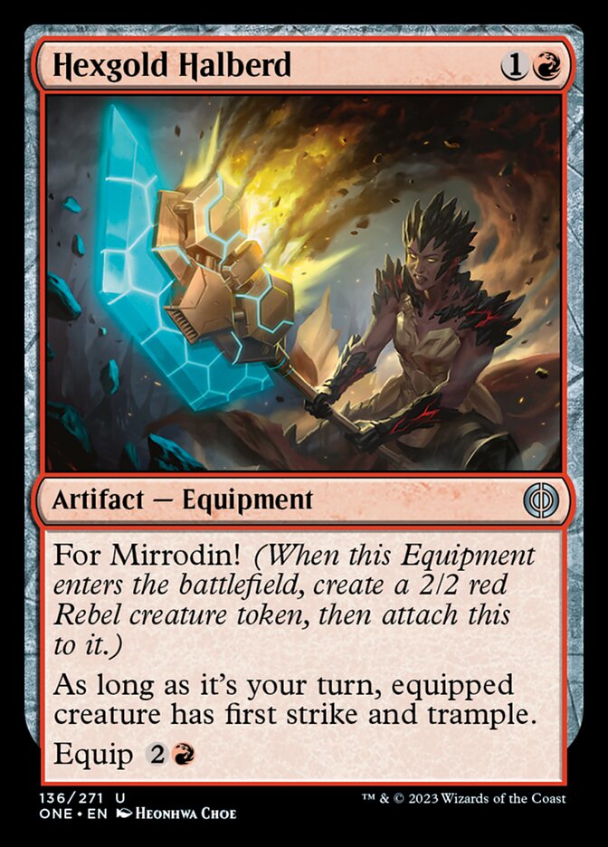 Hexgold Halberd [Phyrexia: All Will Be One] | Total Play