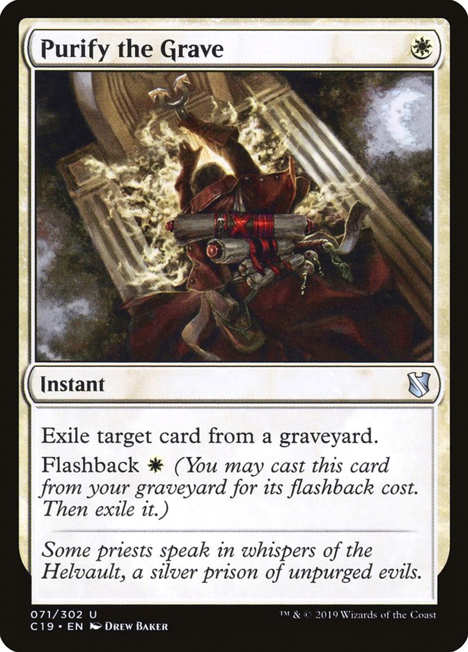 Purify the Grave [Commander 2019] | Total Play