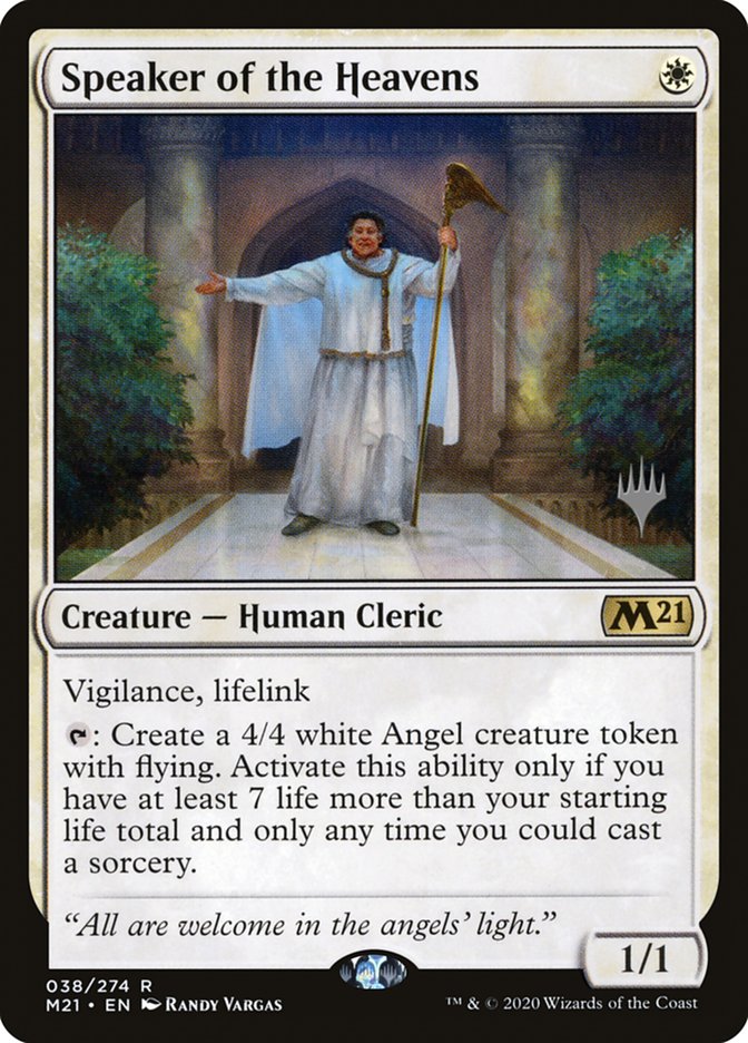 Speaker of the Heavens (Promo Pack) [Core Set 2021 Promos] | Total Play