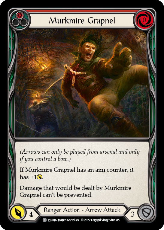 Murkmire Grapnel (Red) [RIP016] (Outsiders Riptide Blitz Deck) | Total Play