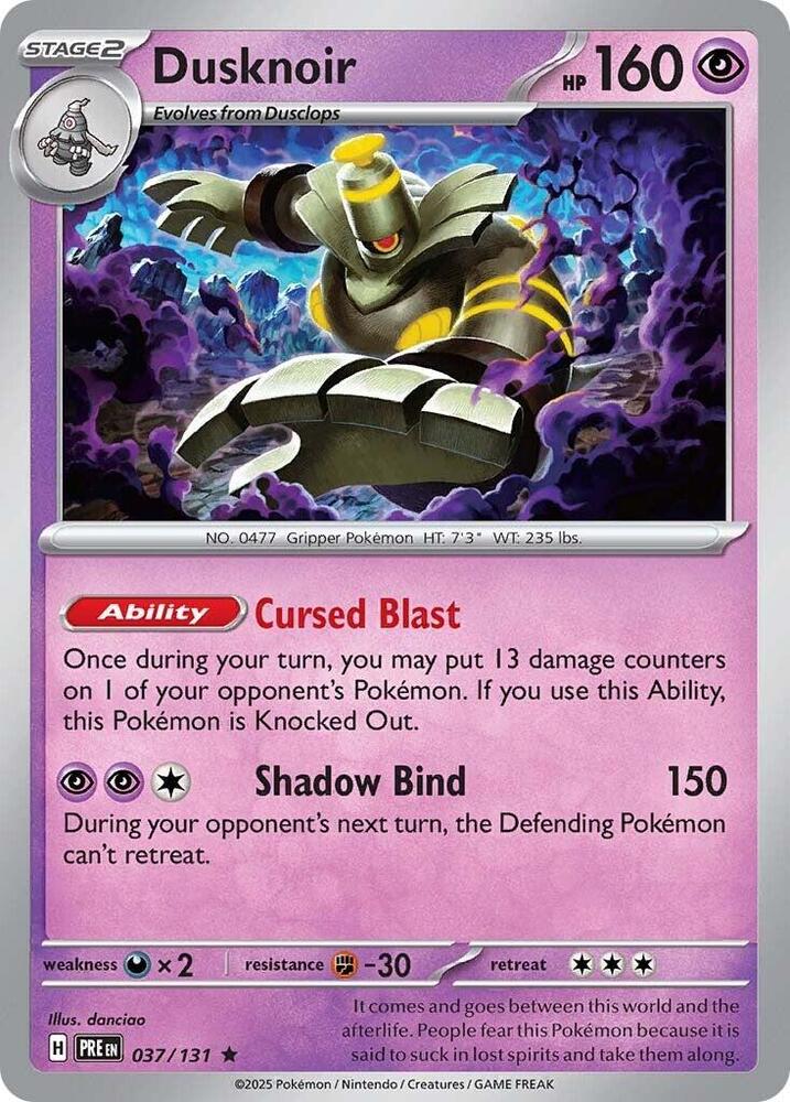 Dusknoir (037/131) [Scarlet & Violet: Prismatic Evolutions] | Total Play