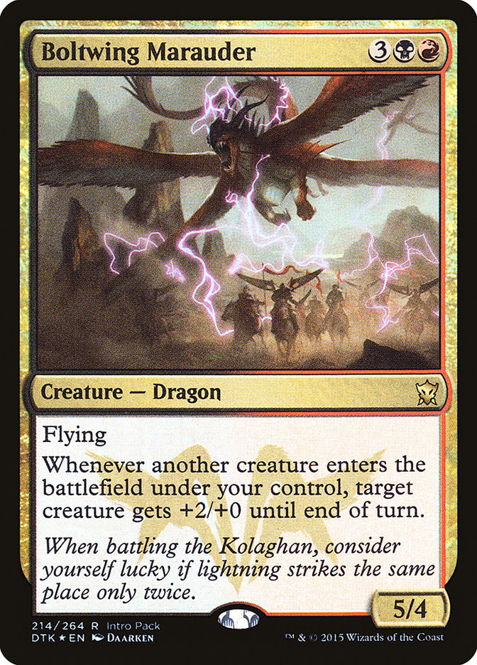 Boltwing Marauder (Intro Pack) [Dragons of Tarkir Promos] | Total Play
