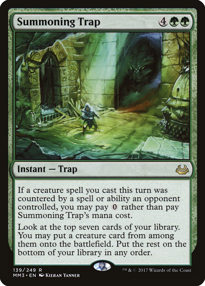 Summoning Trap [Modern Masters 2017] | Total Play