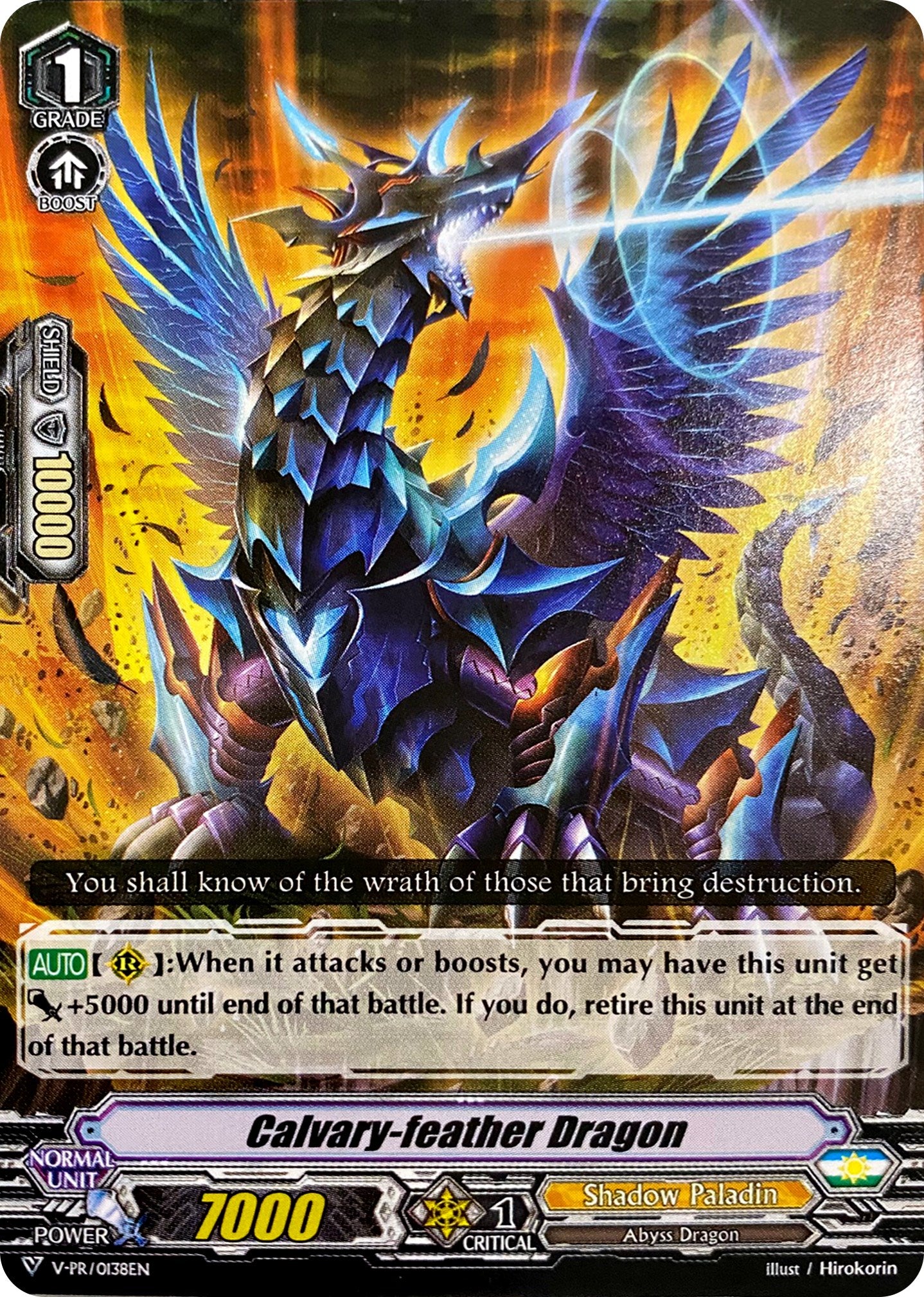 Calvary-feather Dragon (V-PR/0138EN) [V Promo Cards] | Total Play