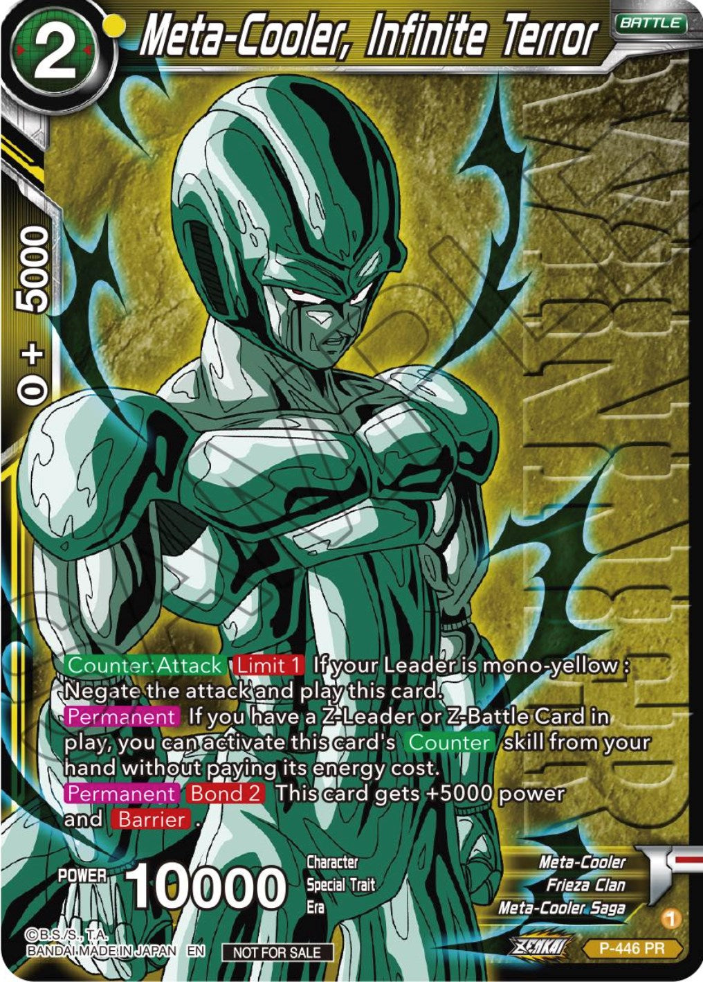 Meta-Cooler, Infinite Terror (Winner) (P-446) [Tournament Promotion Cards] | Total Play