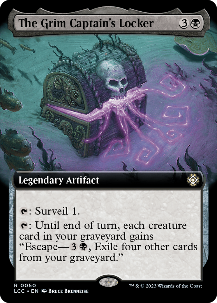 The Grim Captain's Locker (Extended Art) [The Lost Caverns of Ixalan Commander] | Total Play