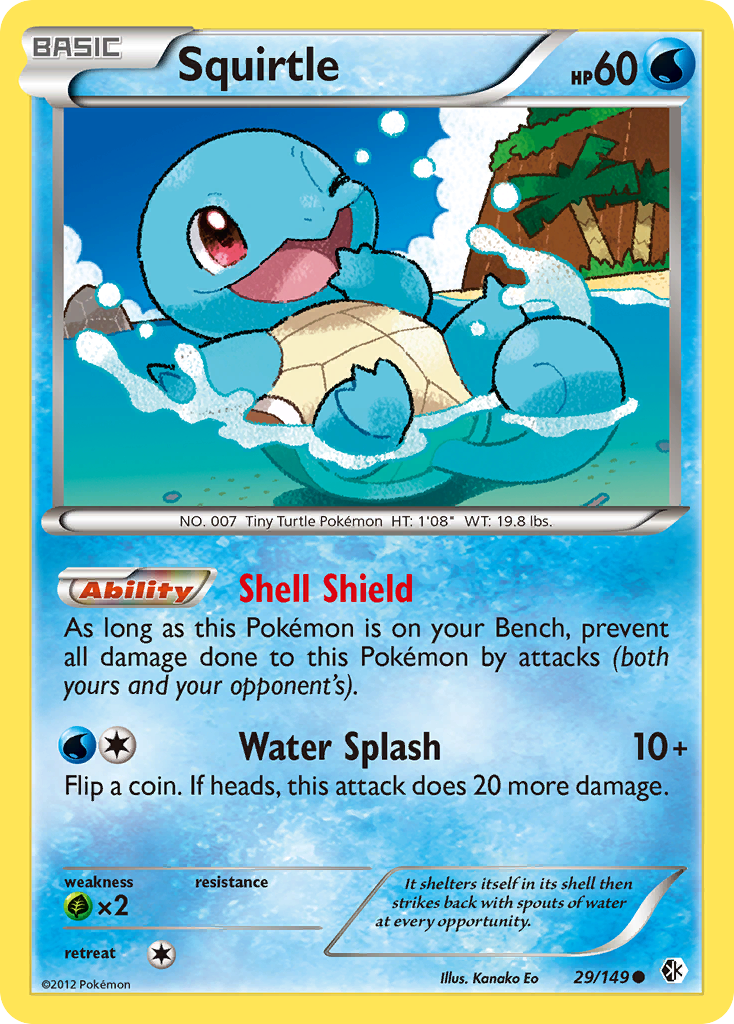 Squirtle (29/149) [Black & White: Boundaries Crossed] | Total Play