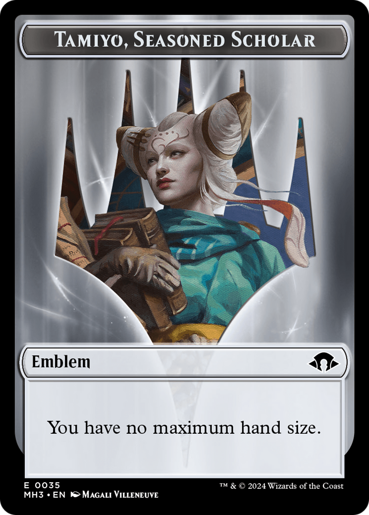 Tamiyo, Seasoned Scholar // Energy Reserve Double-Sided Token [Modern Horizons 3 Tokens] | Total Play