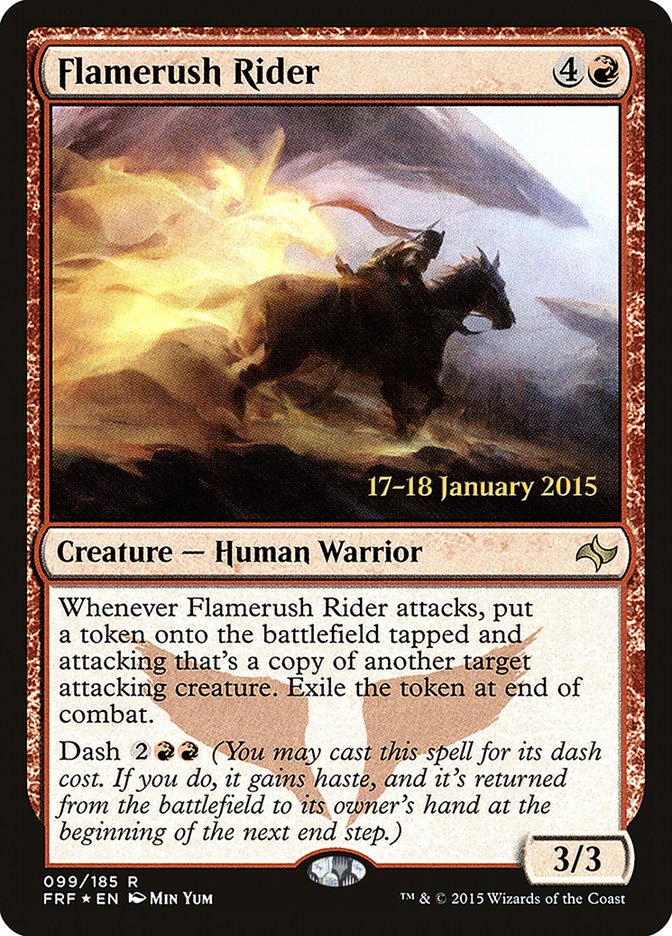 Flamerush Rider [Fate Reforged Prerelease Promos] | Total Play