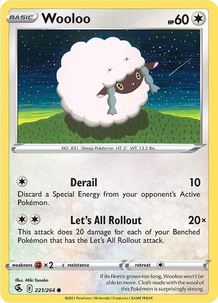 Wooloo (221/264) [Sword & Shield: Fusion Strike] | Total Play