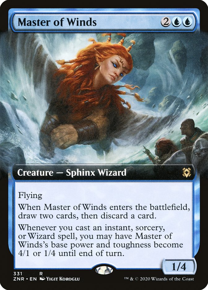 Master of Winds (Extended Art) [Zendikar Rising] | Total Play