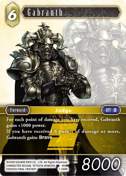 Gabranth [Opus I] | Total Play