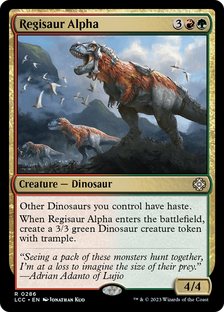 Regisaur Alpha [The Lost Caverns of Ixalan Commander] | Total Play