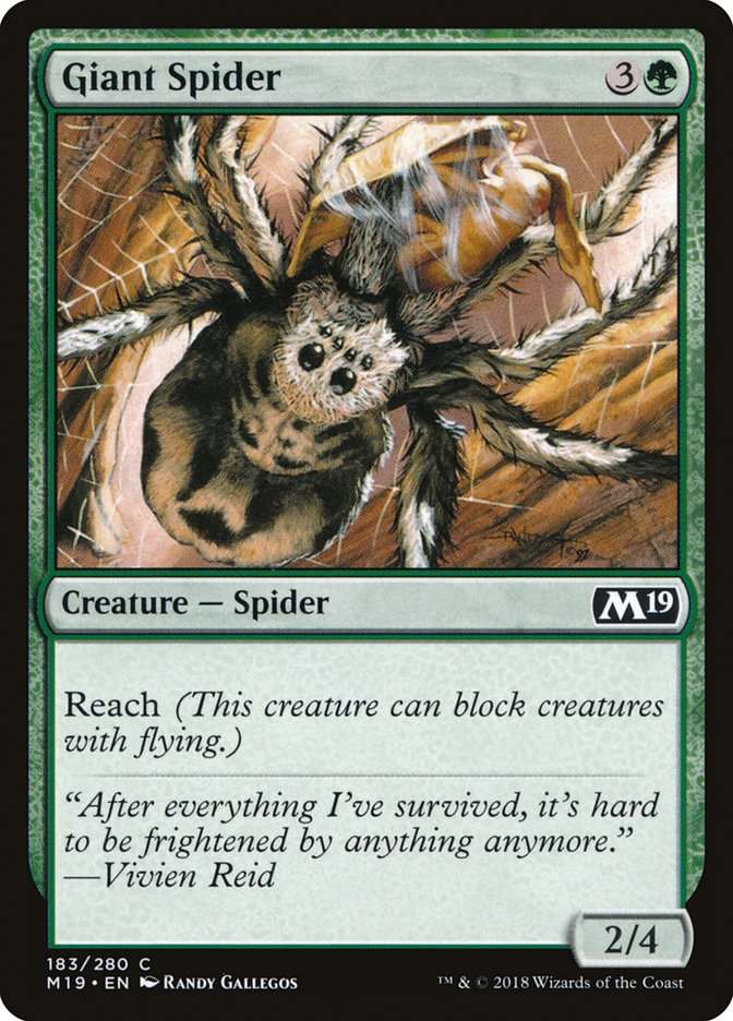 Giant Spider [Core Set 2019] | Total Play