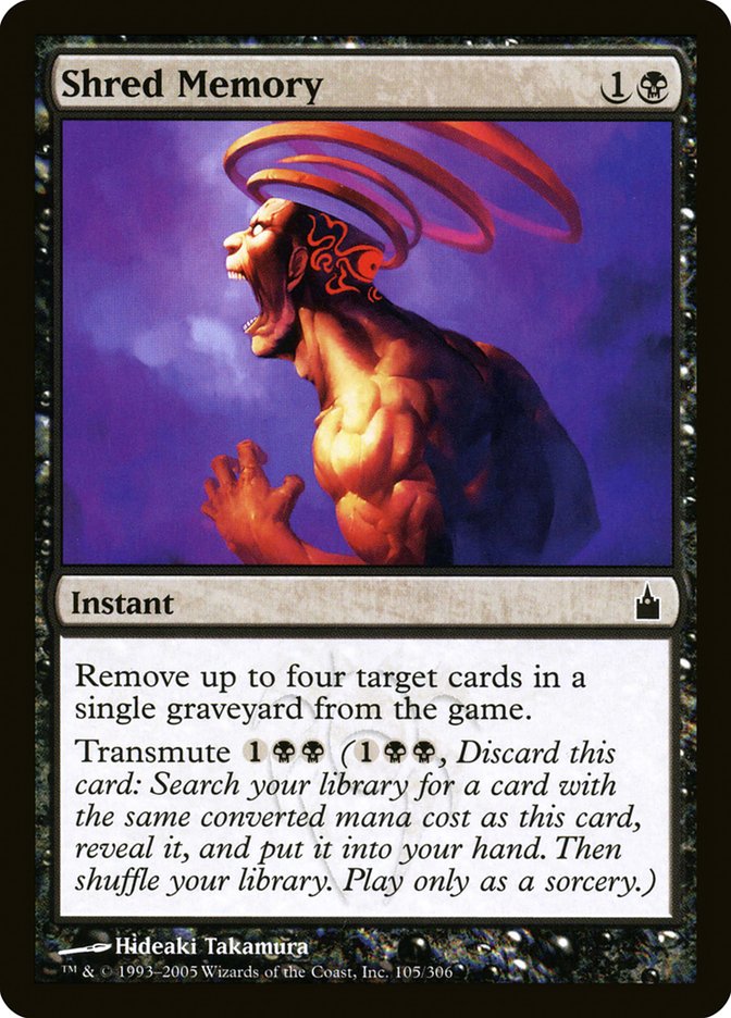 Shred Memory [Ravnica: City of Guilds] | Total Play