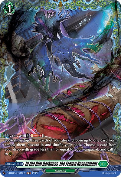 In the Dim Darkness, the Frozen Resentment (D-BT06/FR31EN) [Blazing Dragon Reborn] | Total Play