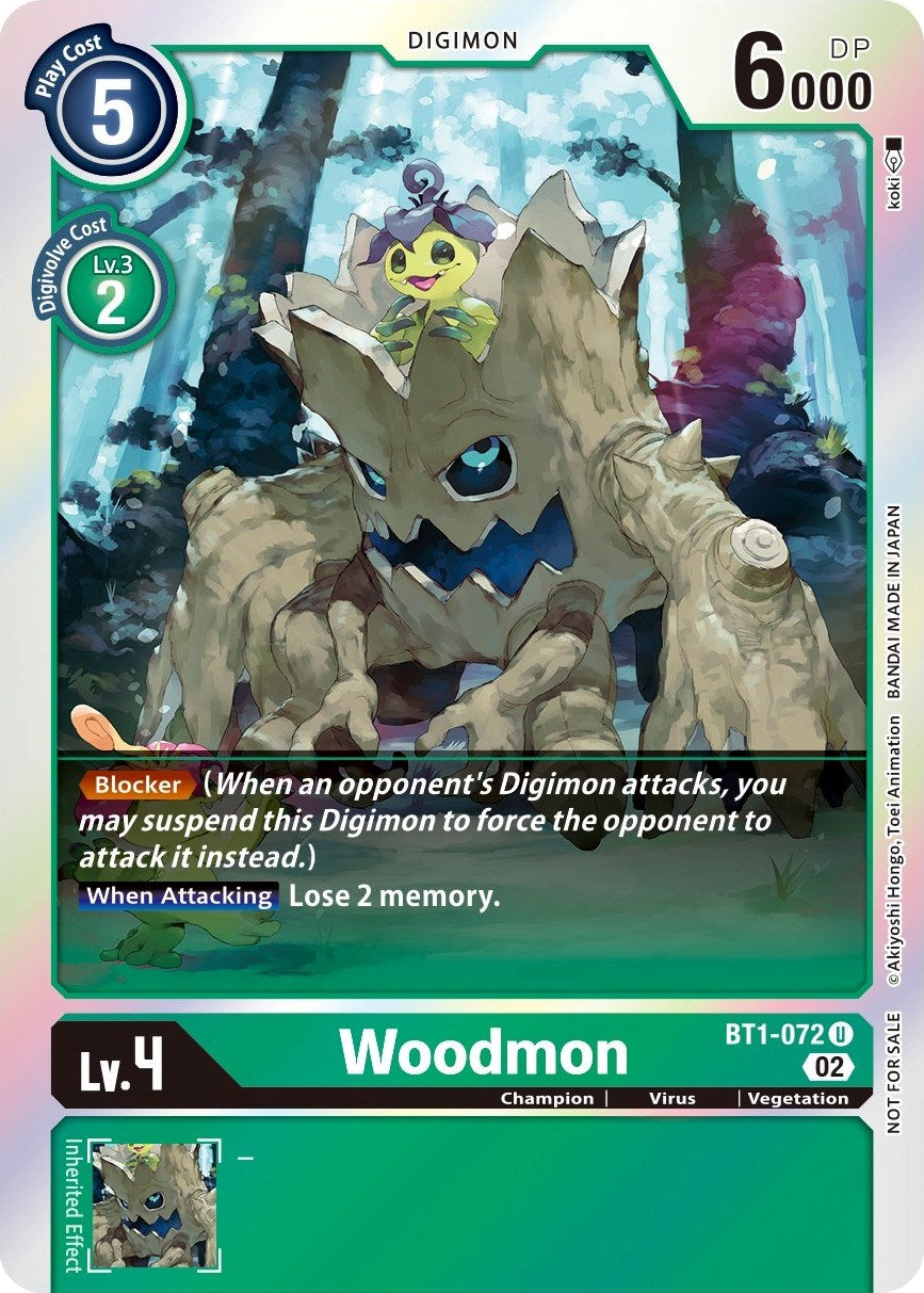 Woodmon [BT1-072] (Official Tournament Pack Vol. 6) [Release Special Booster Promos] | Total Play
