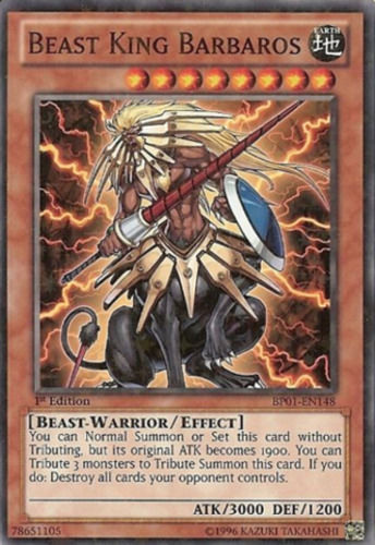 Beast King Barbaros [BP01-EN148] Starfoil Rare | Total Play