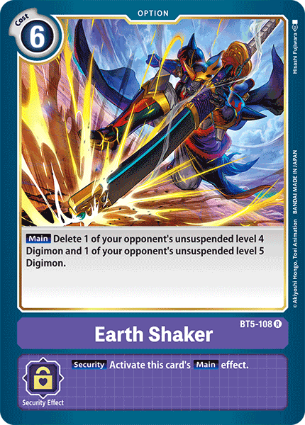Earth Shaker [BT5-108] [Battle of Omni] | Total Play