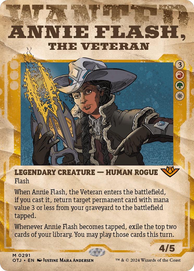 Annie Flash, the Veteran (Showcase) [Outlaws of Thunder Junction] | Total Play