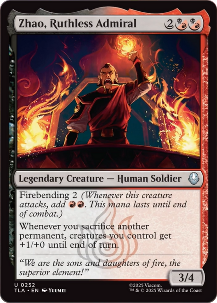Zhao, Ruthless Admiral [Avatar: The Last Airbender] | Total Play