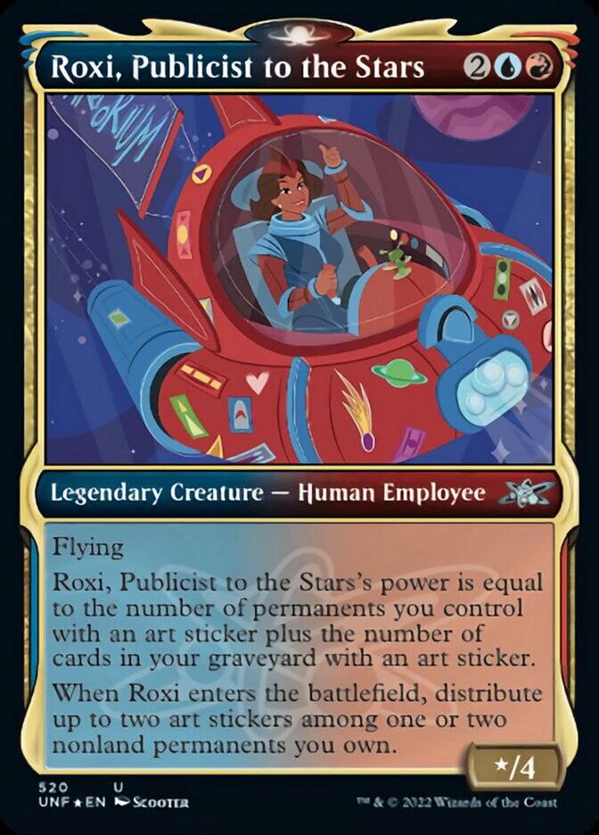 Roxi, Publicist to the Stars (Showcase) (Galaxy Foil) [Unfinity] | Total Play