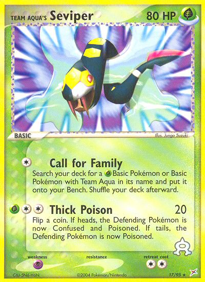 Team Aqua's Seviper (17/95) [EX: Team Magma vs Team Aqua] | Total Play