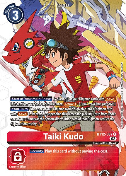 Taiki Kudo [BT12-087] (Alternate Art) [Across Time] | Total Play