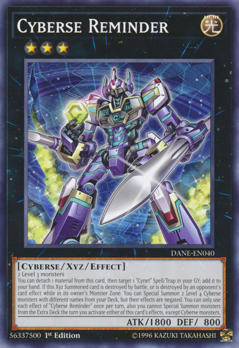 Cyberse Reminder [DANE-EN040] Common | Total Play