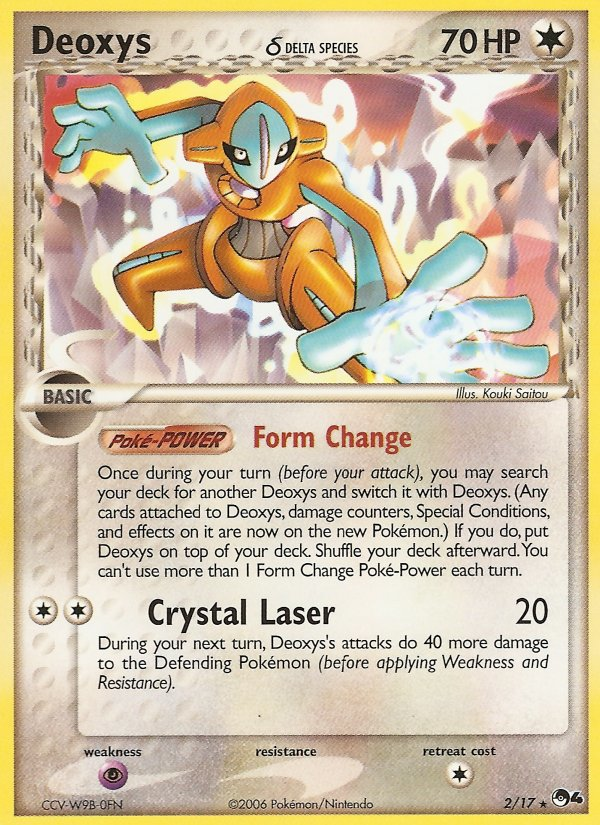 Deoxys (2/17) (Delta Species) [POP Series 4] | Total Play