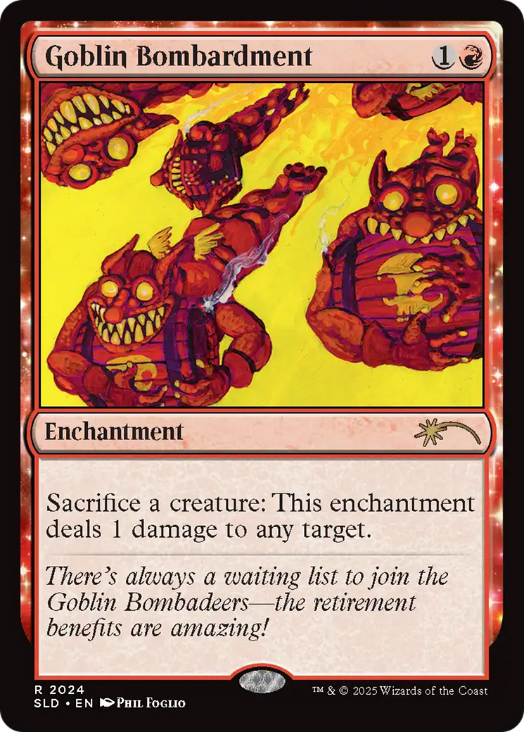 Goblin Bombardment (2024) (Rainbow Foil) [Secret Lair Drop Series] | Total Play