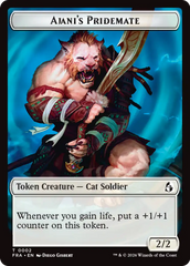Ajani's Pridemate // Mowu Double-Sided Token [Reality Fracture Tokens] | Total Play
