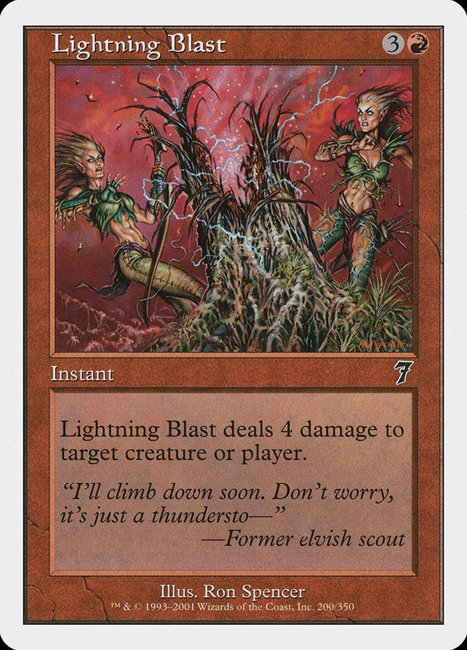 Lightning Blast [Seventh Edition] | Total Play