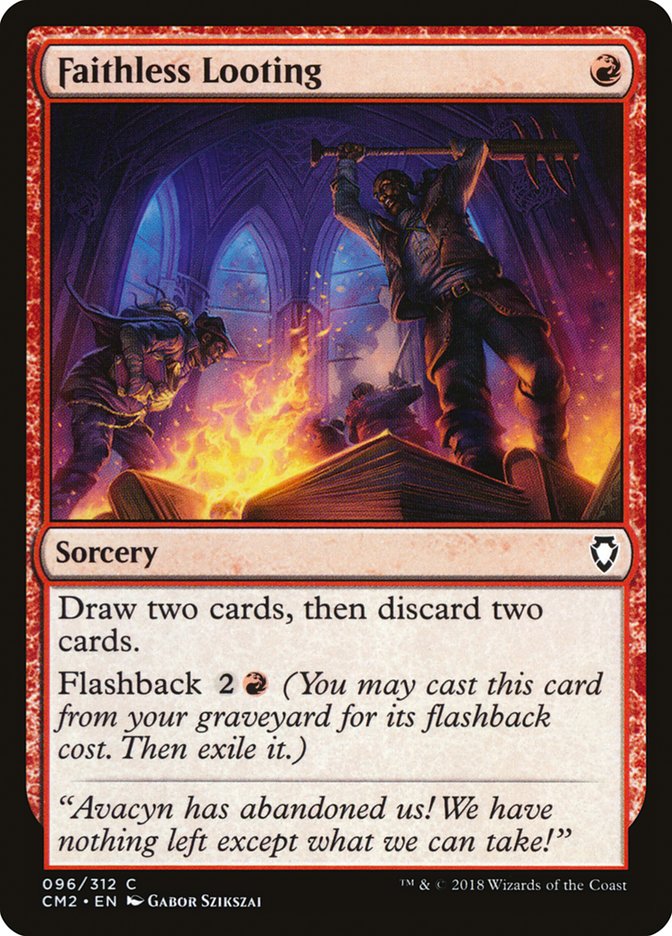 Faithless Looting [Commander Anthology Volume II] | Total Play