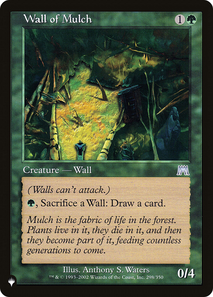 Wall of Mulch [The List] | Total Play