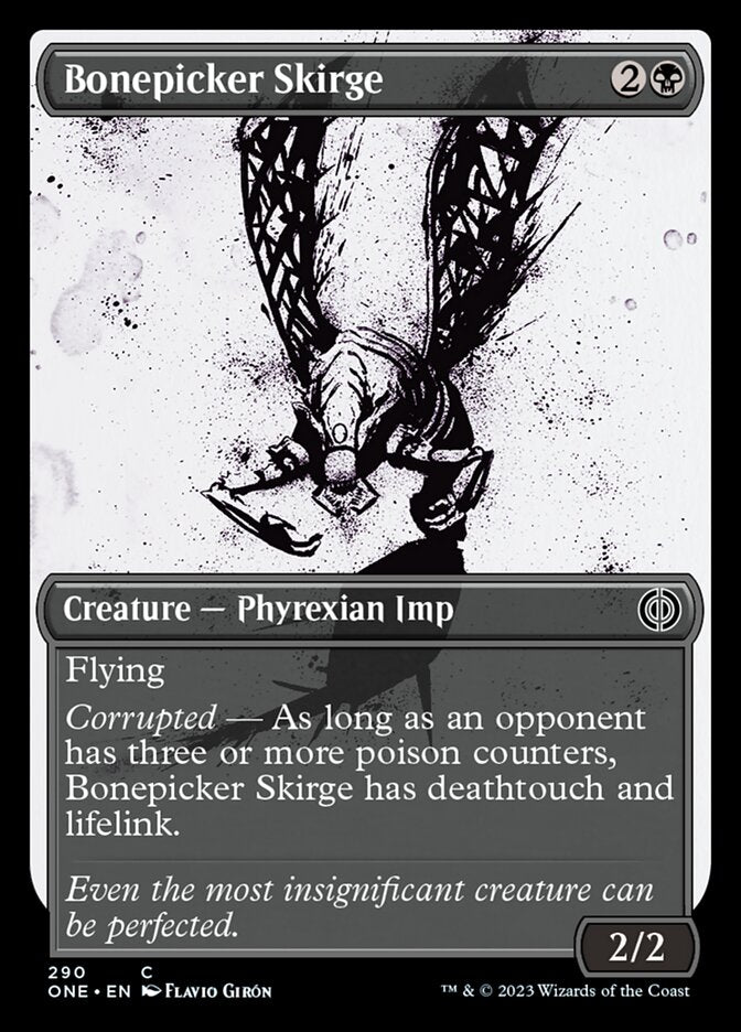 Bonepicker Skirge (Showcase Ichor) [Phyrexia: All Will Be One] | Total Play
