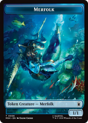 Wall (003) // Merfolk (006) Double-Sided Token [Marvel Super Heroes Commander Tokens] | Total Play