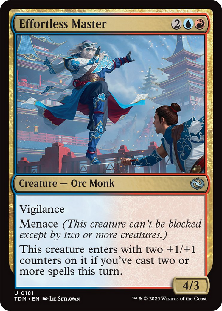 Effortless Master [Tarkir: Dragonstorm] | Total Play