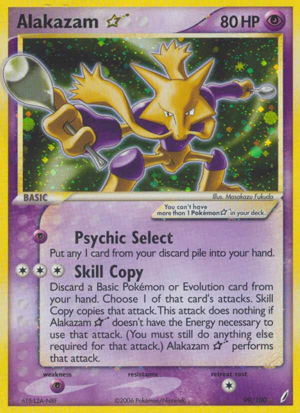 Alakazam Star (99/100) [EX: Crystal Guardians] | Total Play
