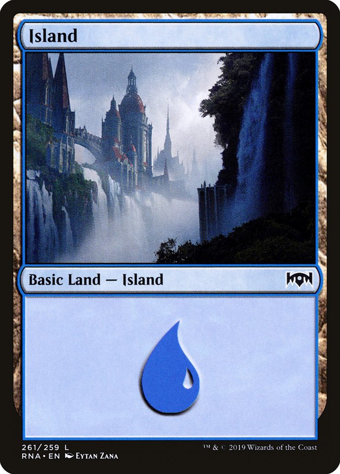 Island (261) [Ravnica Allegiance] | Total Play